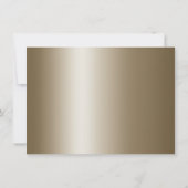 Invitation RPG Luxe | Lampe à découpe en feuille d'or (Dos)