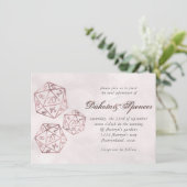 Invitation RPG Luxe | Mauve Smoke Imaginaire Tabletop Jeu Dic (Debout devant)