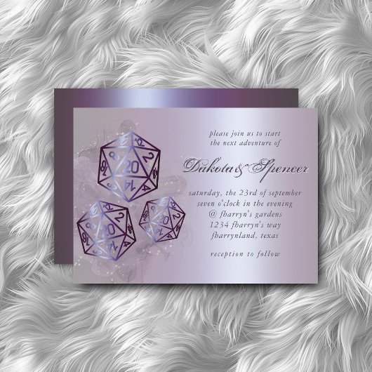 Invitation RPG Splash | Gamer Tabletop Imaginaire de feuilles