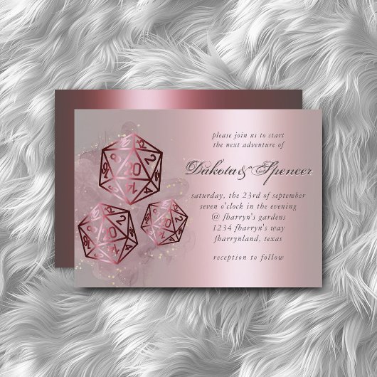 Invitation RPG Splash | Jeu de plateau Imaginaire de la feuil