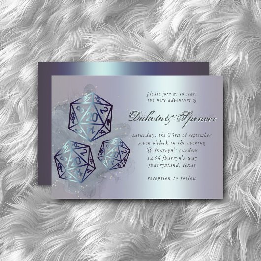 Invitation RPG Splash | Marine Sheen Imaginaire Tabletop PnP