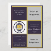 Invitation RSPS - Annonce de diplôme (PHOTO) (Devant / Derrière)