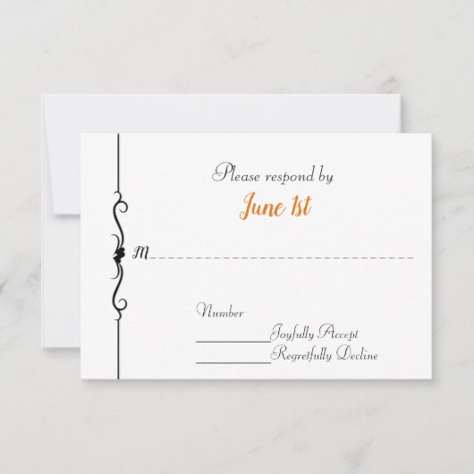 Invitation RSV de mariage moto et cœurs (Devant)