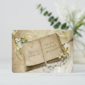 Invitation RSVP-35e anniversaire de mariage Renouvellement de (Debout devant)