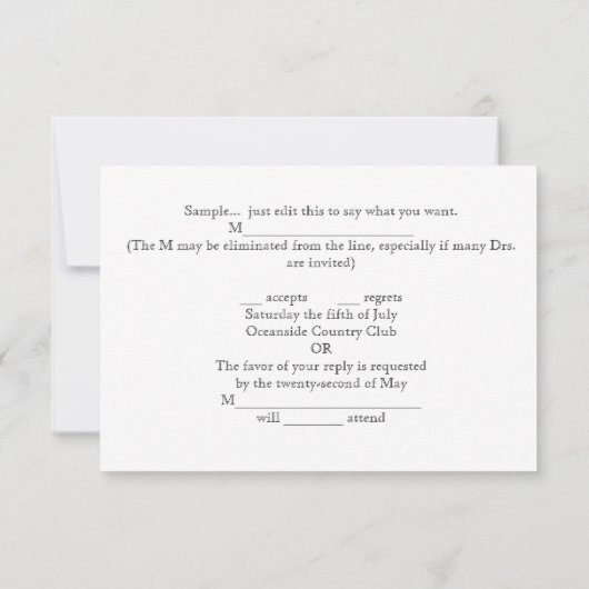 Invitation RSVP Beach Ocean Tropical Starfish Wedding RSVP In (Dos)