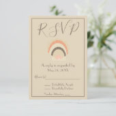Invitation RSVP Belle Coquille de Mer (Debout devant)