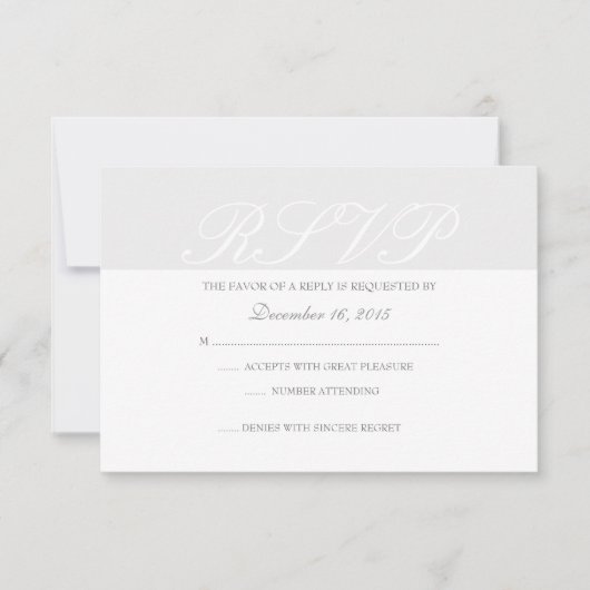 Invitation RSVP Card-RSVP (Devant)