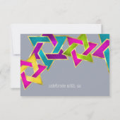 Invitation RSVP Card Star de David N'importe quelle couleur (Devant)