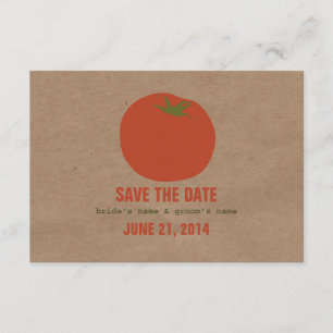Invitation RSVP de mariage inspiré du marché des agriculteurs