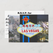 Invitation RSVP Enclôture pour les invités invités (Devant / Derrière)