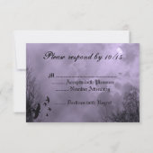 Invitation RSVP Hauné Sky Purple Mist (Dos)