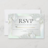 Invitation RSVP | Honeydew Green Pearl Shimmer (Devant)