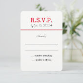 Invitation RSVP Mariage Amour de Baseball (Debout devant)