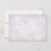 Invitation RSVP mariage - bouquet de pâquerettes avec perles (Dos)