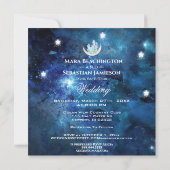 Invitation *~* RSVP MOON STARS CRYSTAL AR14 Mariage de site W (Dos)