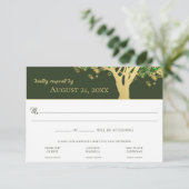 Invitation RSVP pour Bar Mitzvah en forme d'étoile (Debout devant)