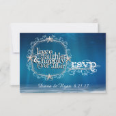 Invitation RSVP pour Conte de Fées Sous la Mer (Devant)