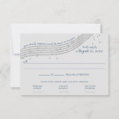 Invitation RSVP pour la Bar-Mitzvah de l'étoile de (Devant)