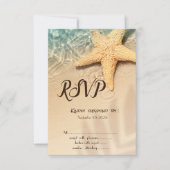 Invitation RSVP pour la plage Seastar (Devant)