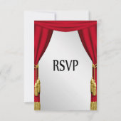 Invitation RSVP pour le thème du film Silver (Dos)