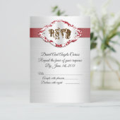 Invitation RSVP pour les 50 ans de mariage (Debout devant)