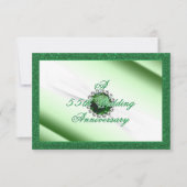 Invitation RSVP pour les 55 ans de mariage (Devant)