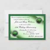 Invitation RSVP pour les 55 ans de mariage (Dos)