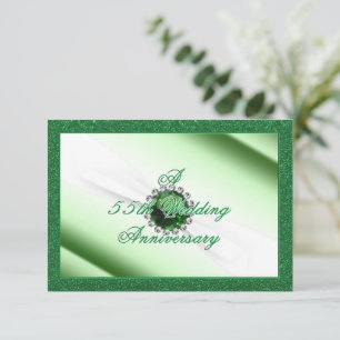 Invitation RSVP pour les 55 ans de mariage