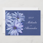 Invitation RSVP pour l'invitation de mariage à l'osteospermum (Devant)