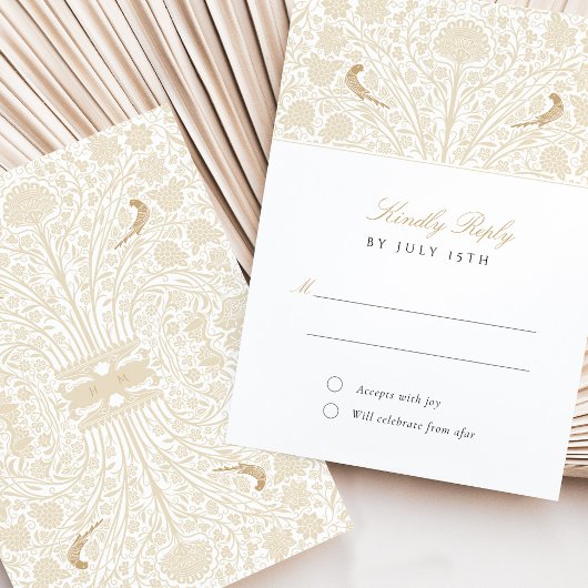 Invitation RSVP pour Mariage