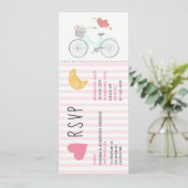 Invitation RSVP pour un mariage sur le thème de Pa (Debout devant)