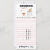 Invitation RSVP pour un mariage sur le thème de Pa (Dos)
