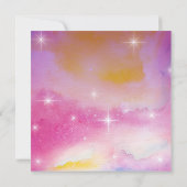 Invitation *~* RSVP Site web Cosmos Nebula Celestin Mariage (Dos)