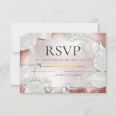 Invitation RSVP | Terracotta Pearl Shimmer (Devant)
