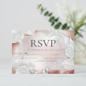 Invitation RSVP | Terracotta Pearl Shimmer (Debout devant)