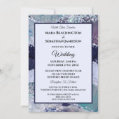 Invitation *~* RSVP Website AGATE Stars AR13 MARINE Mariage (Devant)