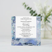 Invitation *~* RSVP Website AGATE Stars AR13 MARINE Mariage (Debout devant)