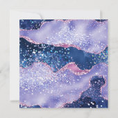 Invitation *~* RSVP Website Lavender AGATE AR13 Stars Mariage (Dos)