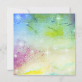 Invitation *~* RSVP Website Rainbow Universe Mariage (Dos)