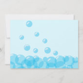 Invitation Rub A Dub Dub Dub, Caoutchouc Baby shower (Dos)