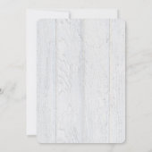 Invitation ruban à pois daisy et poka sur arrière - plan de b (Dos)