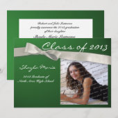 Invitation Ruban de diplôme (Devant / Derrière)