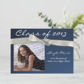 Invitation Ruban de diplôme (Debout devant)