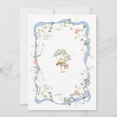 Invitation Ruban et Baby shower de la cale (Dos)