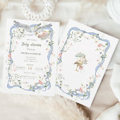 Invitation Ruban et Baby shower de la cale
