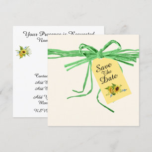 Invitation Ruban et tournesols pour toutes occasions Invitati