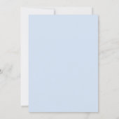 Invitation Ruban pastel doux bleu rose (Dos)