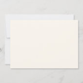 Invitation Ruban rose doux baby shower (Dos)