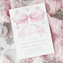 Ruban Rose Hiver Premier Anniversaire
