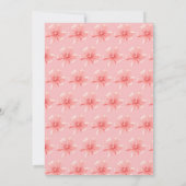 Invitation Ruban Rose Il A Dit Qu'Elle A Dit Fête des mariées (Dos)